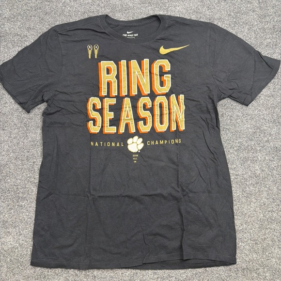 Nike Other - Nike Clemson Football 2018 National Champions Ring Season T Shirt L Athletic Cut